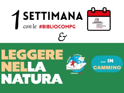 📚 1 Settimana con le #BiblioComPg 🌳 🥾