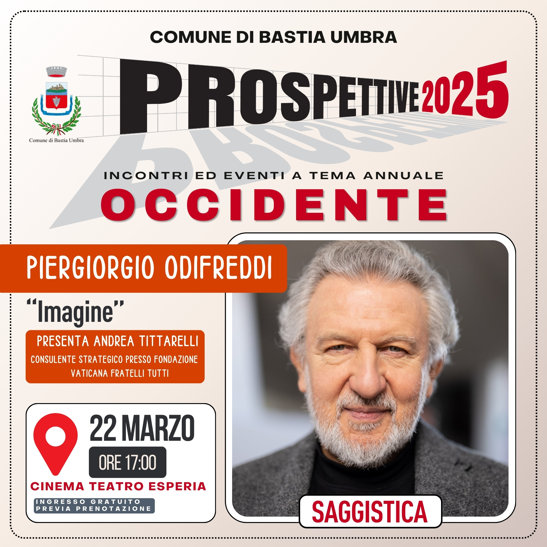 Prospettive Occidente 2025 Piergiorgio Odifreddi