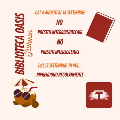 Prestiti sospesi per la chiusura estiva