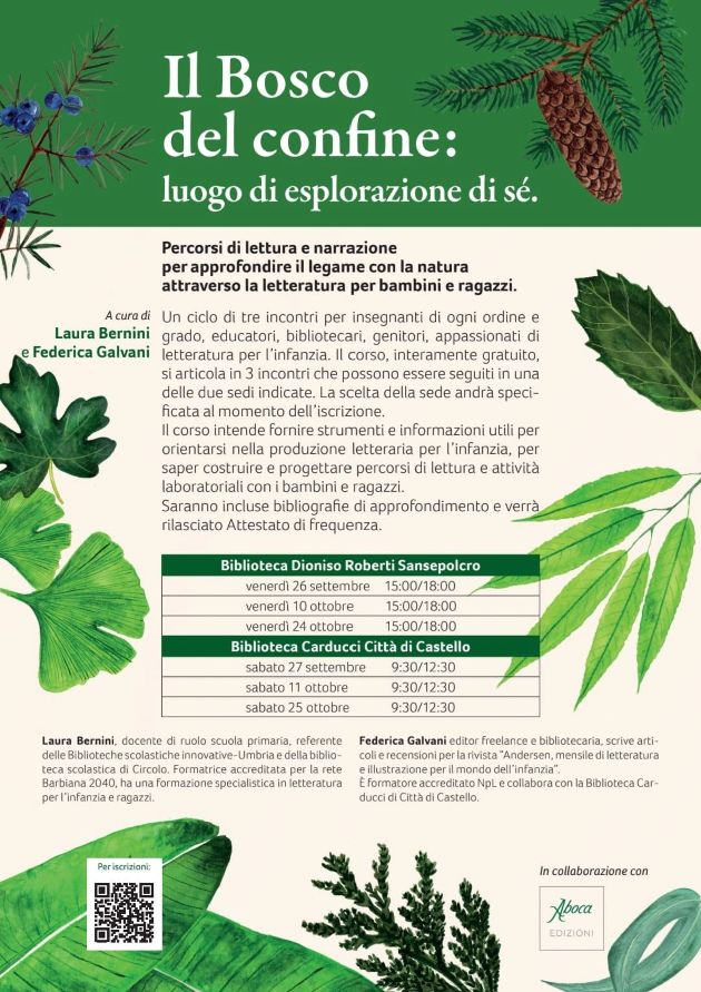 Il bosco del confine: luogo di esplorazione di s&eacute;