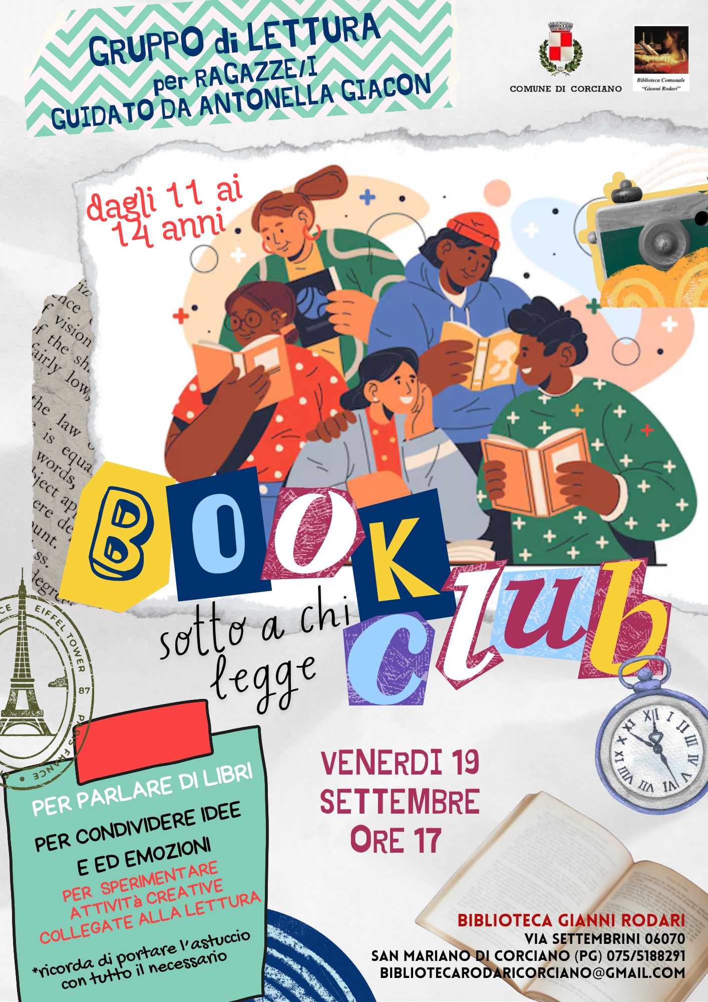 BOOK CLUB "Sotto a chi legge!"