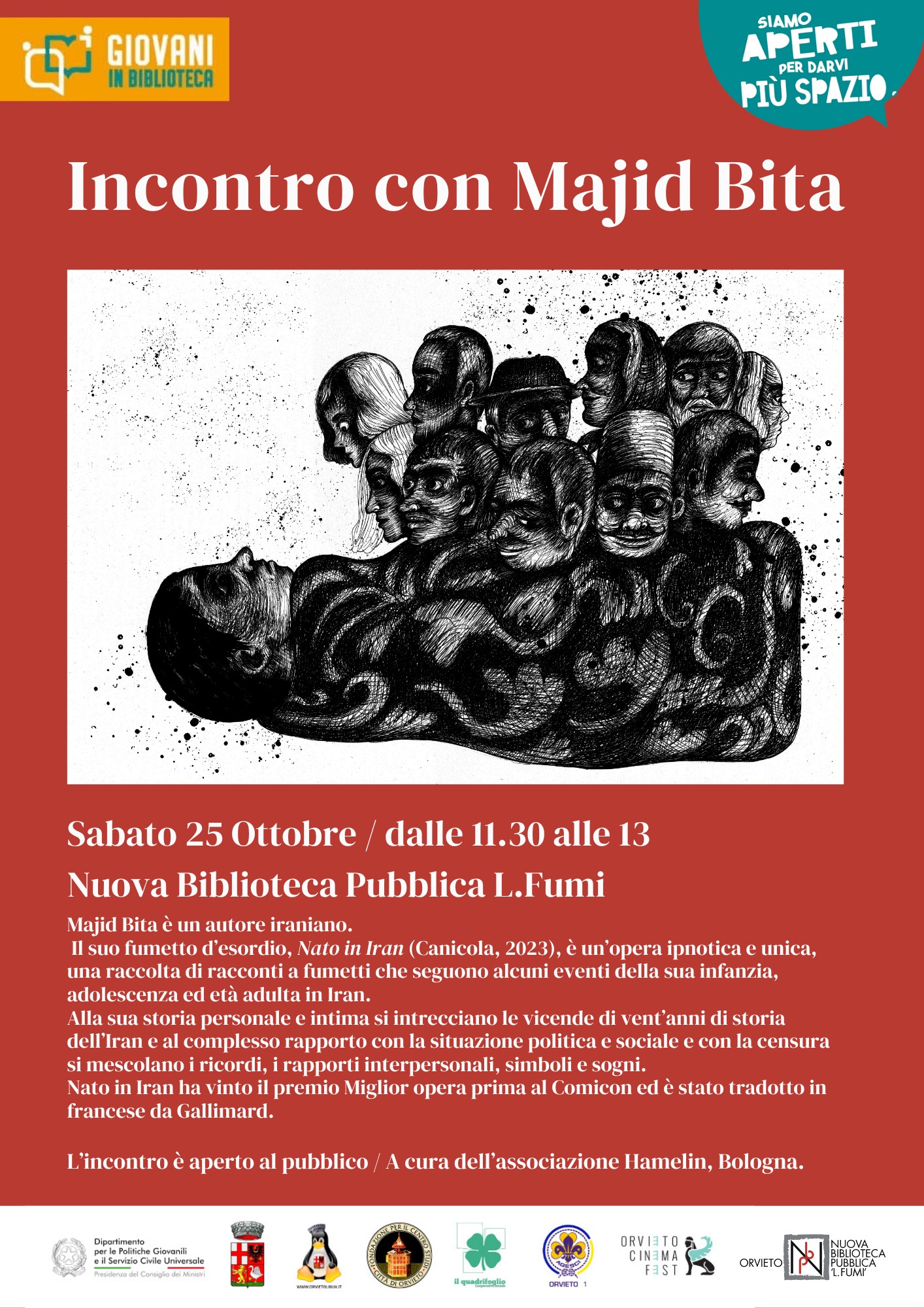 Incontro con l&rsquo;autore Majid Bita