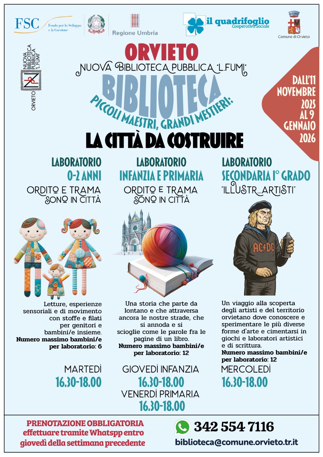Laboratori di lettura e creatività in Biblioteca ragazzi