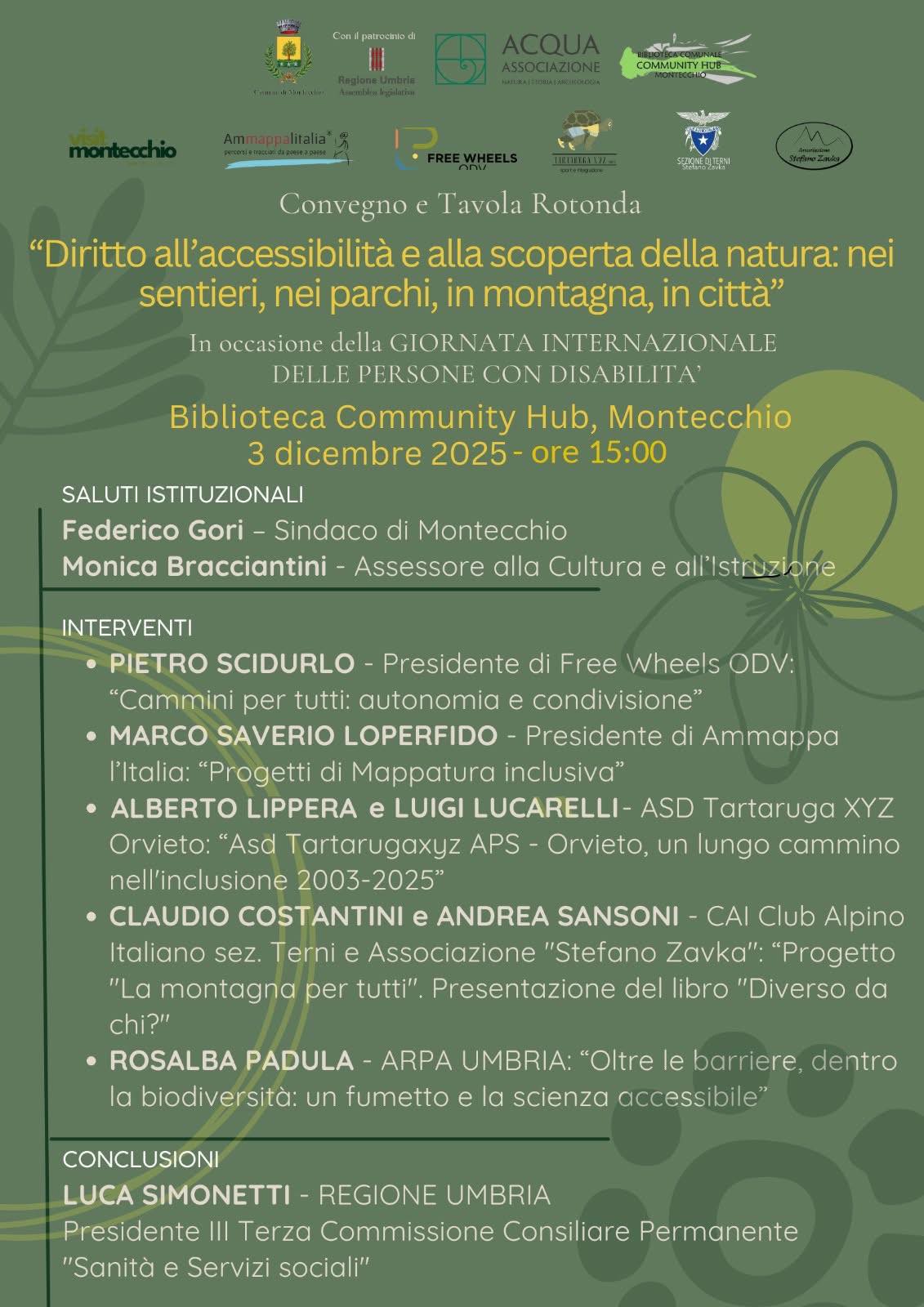 Diritto all'accessibilit&agrave; e alla scoperta della natura