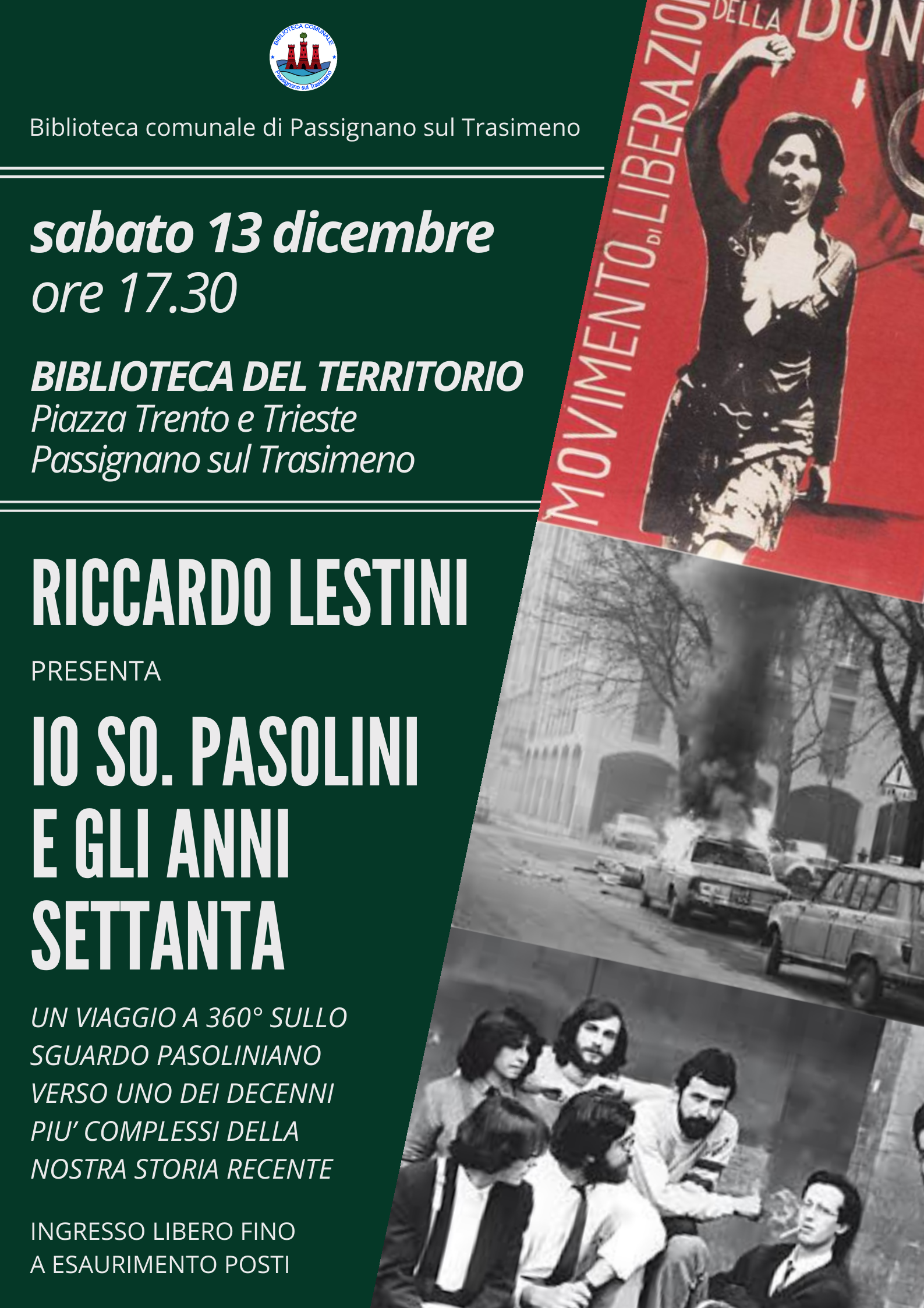 Io so. Pasolini e gli anni settanta