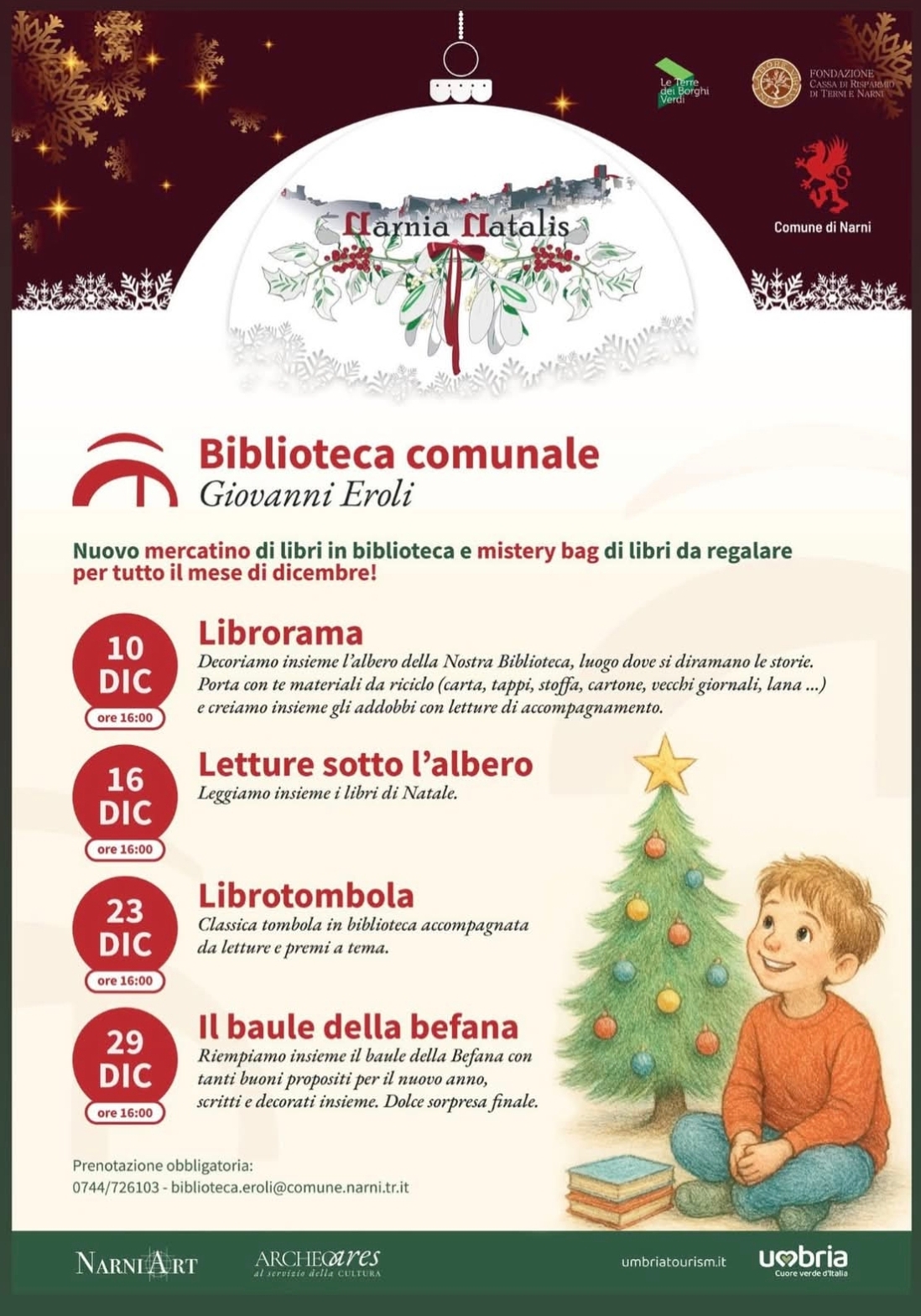 NARNIA NATALIS IN BIBLIOTECA