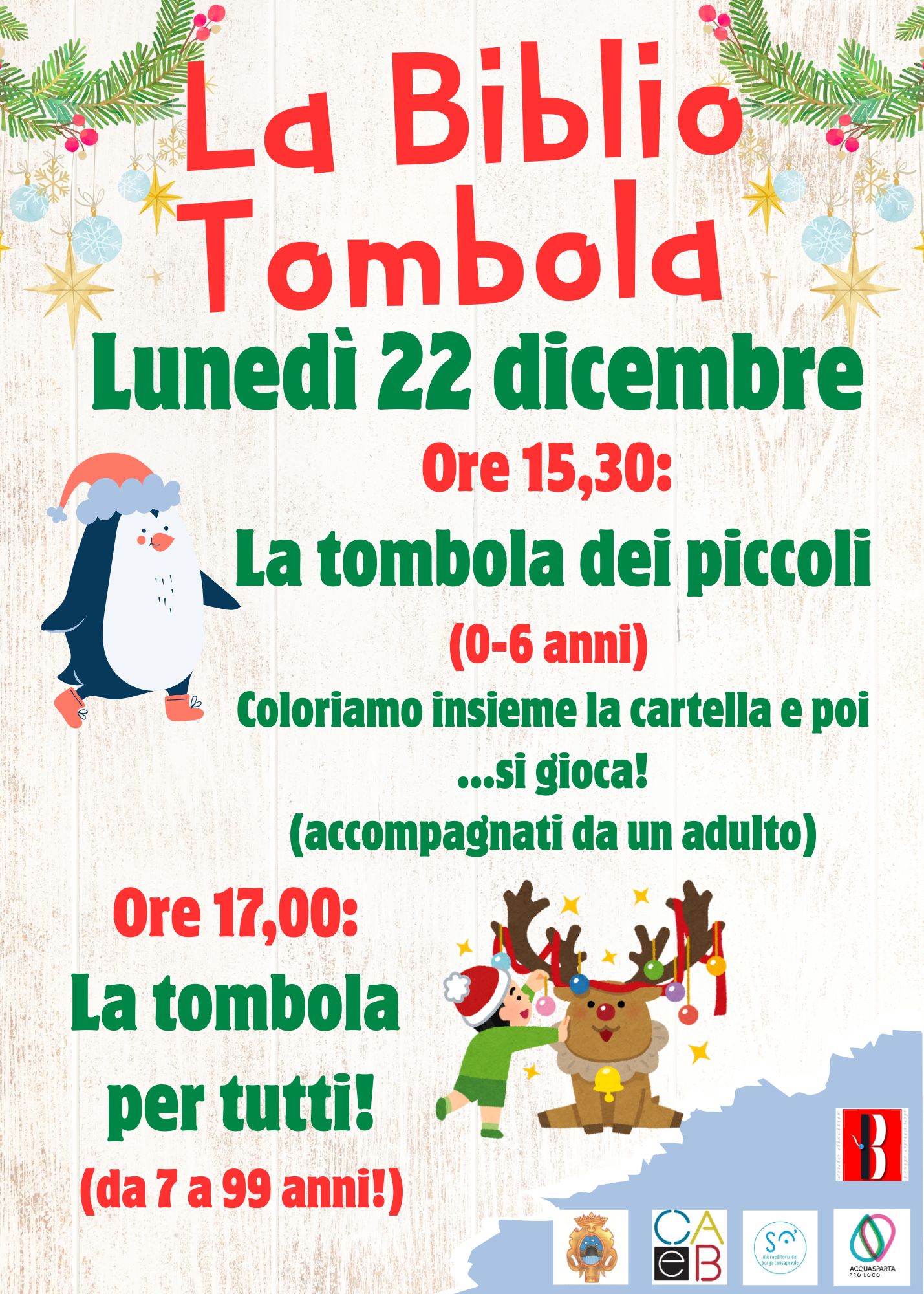 Arriva la Biblio Tombola!