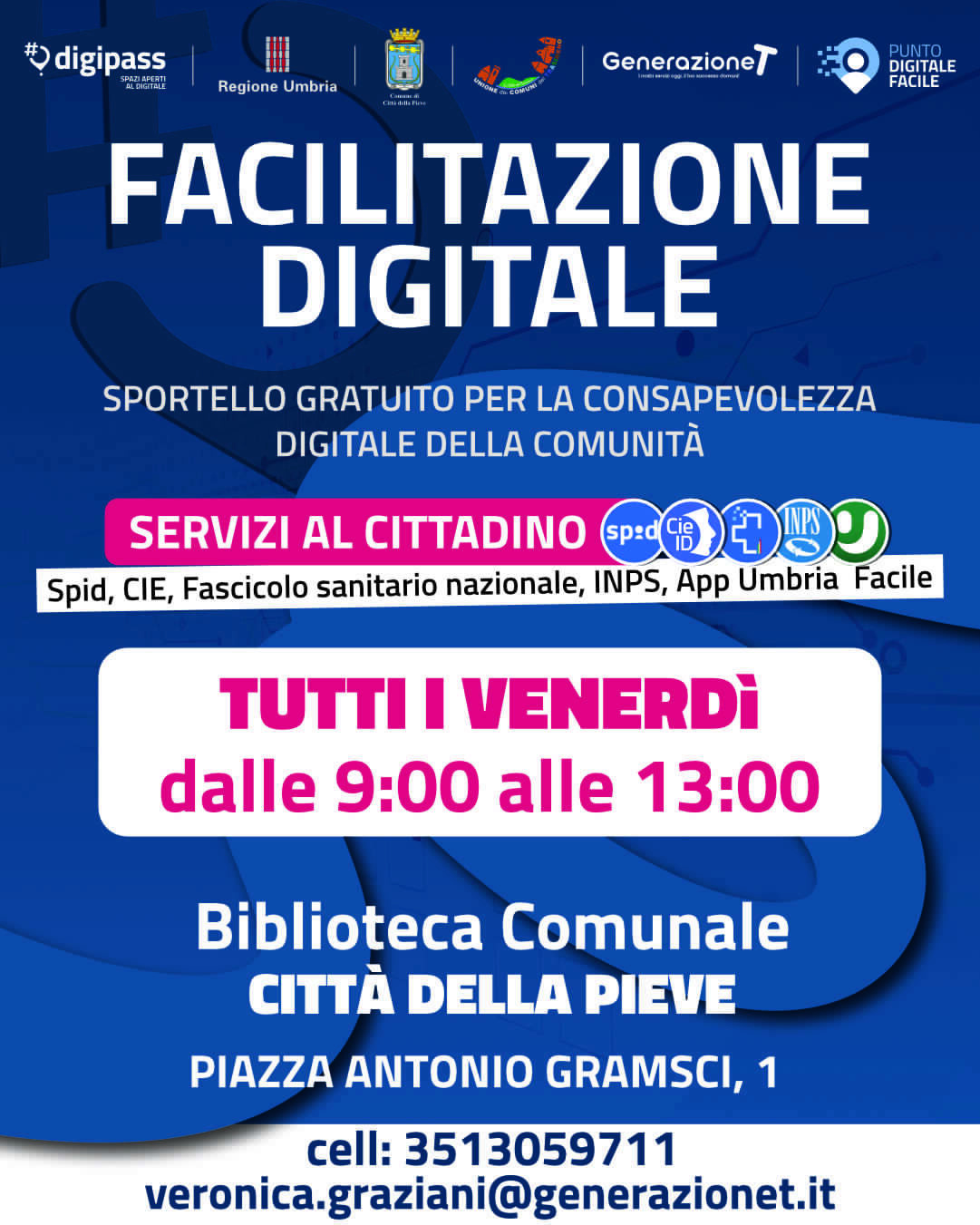 Facilitazione digitale a Citt&agrave; della Pieve