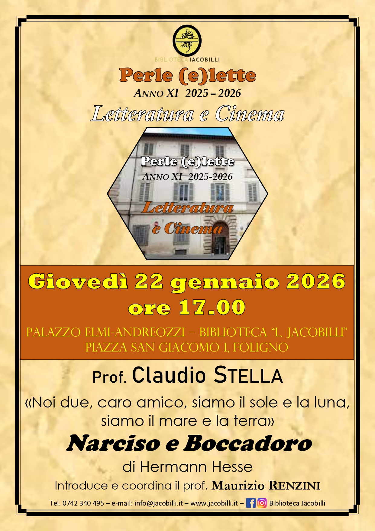 Perle (e)lette - Letteratura e cinema - Narciso e Boccadoro