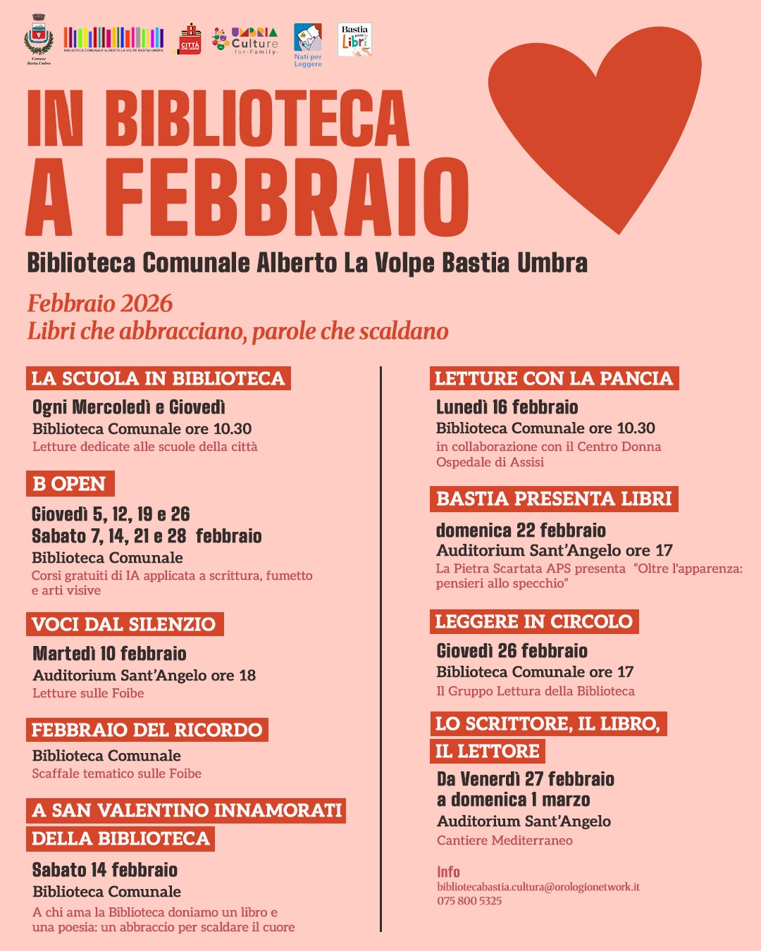 In Biblioteca a Febbraio