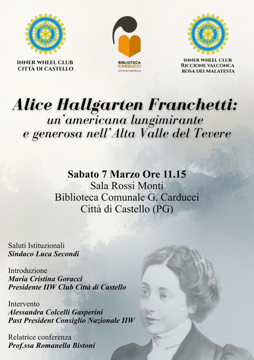 Alice Hallgarten Franchetti: un'americana lungimirante e generosa nell'Alta Valle del Tevere