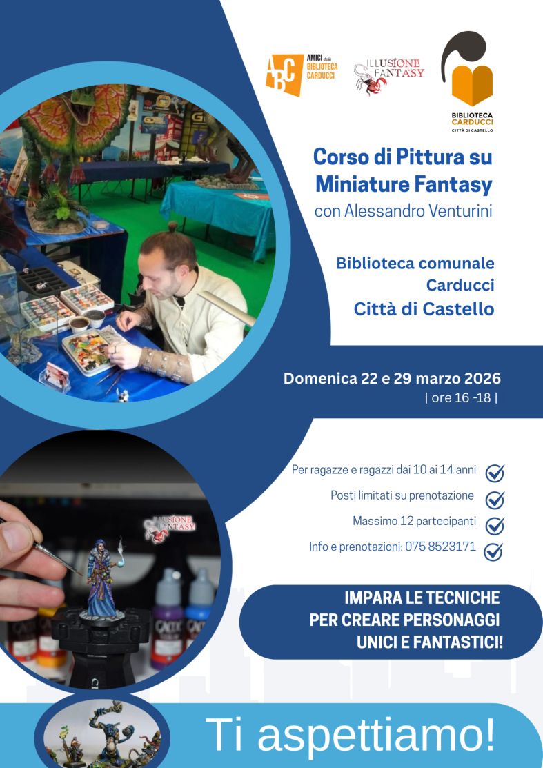 Corso di pittura su Miniature Fantasy