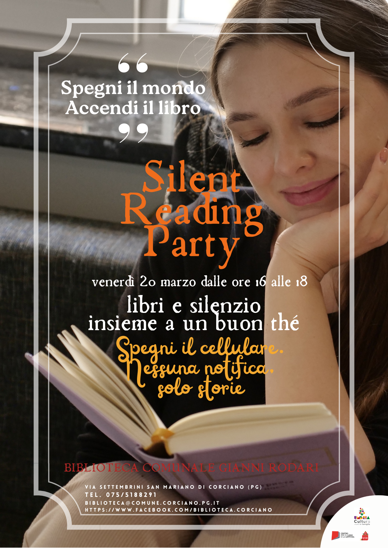 Silent Reading Party. Spegni il cellulare, nessuna notifica&hellip; solo storie.