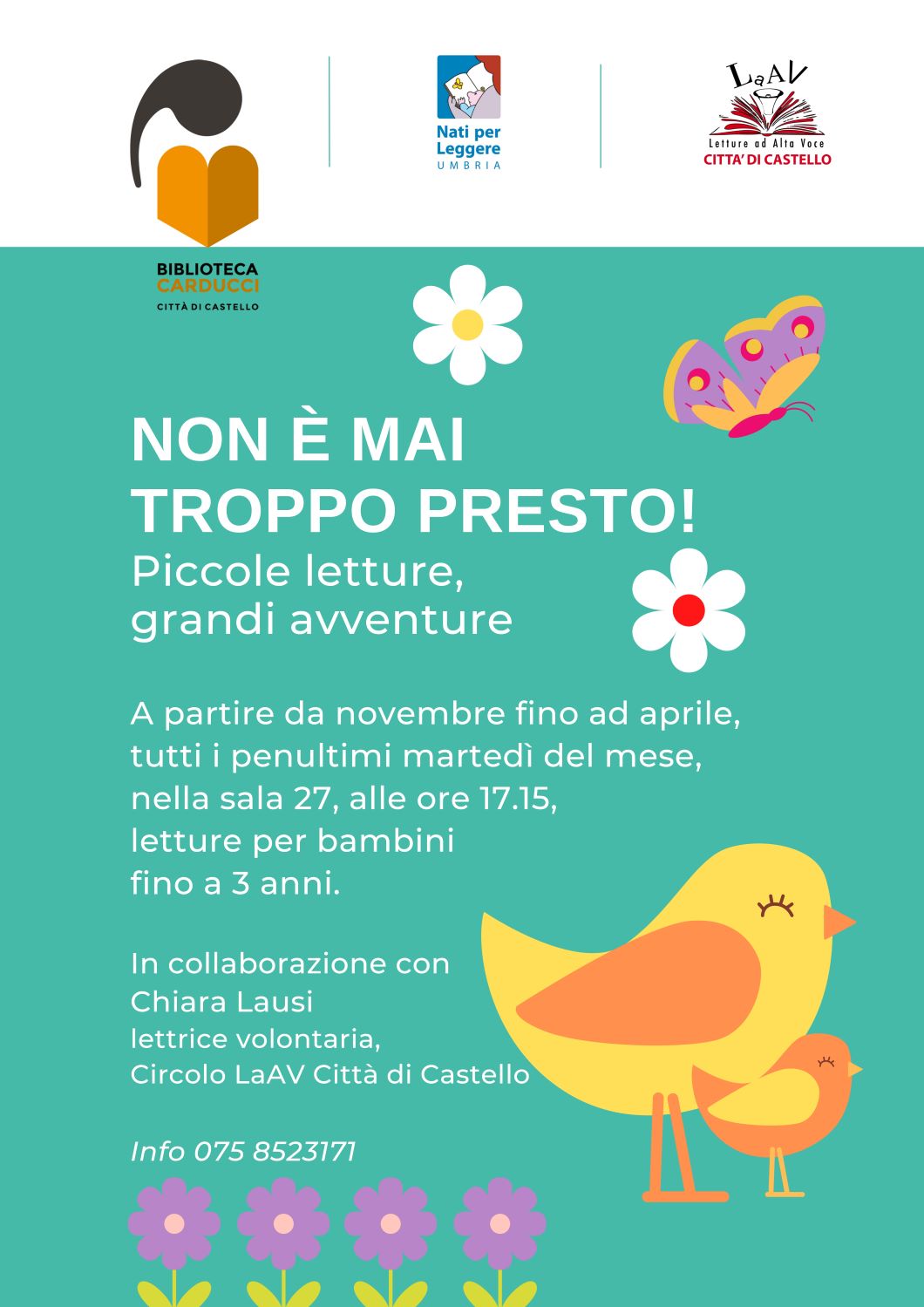 Non &egrave; mai troppo presto!