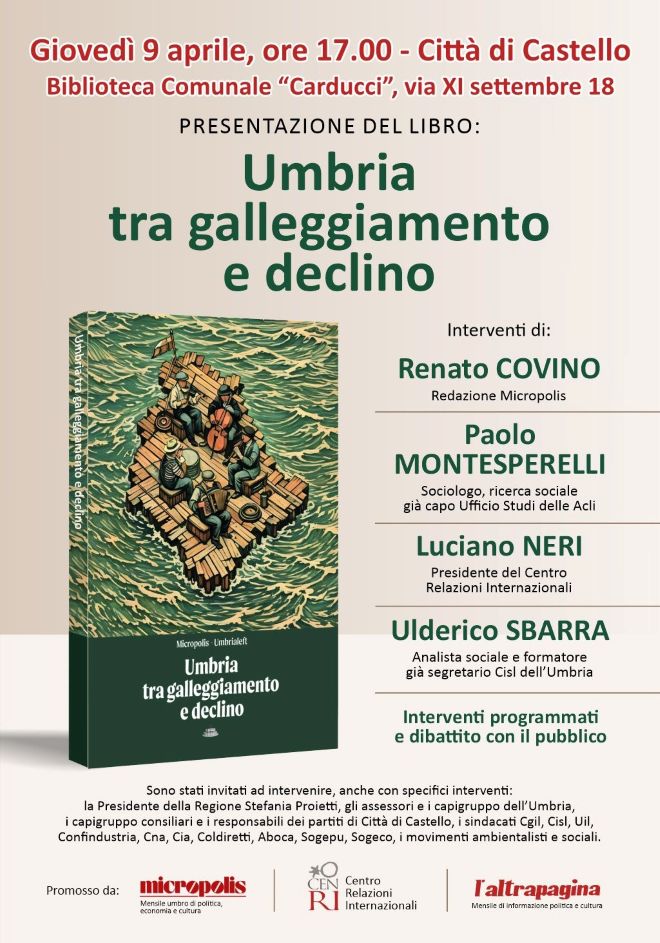 "Umbria tra galleggiamento e declino"