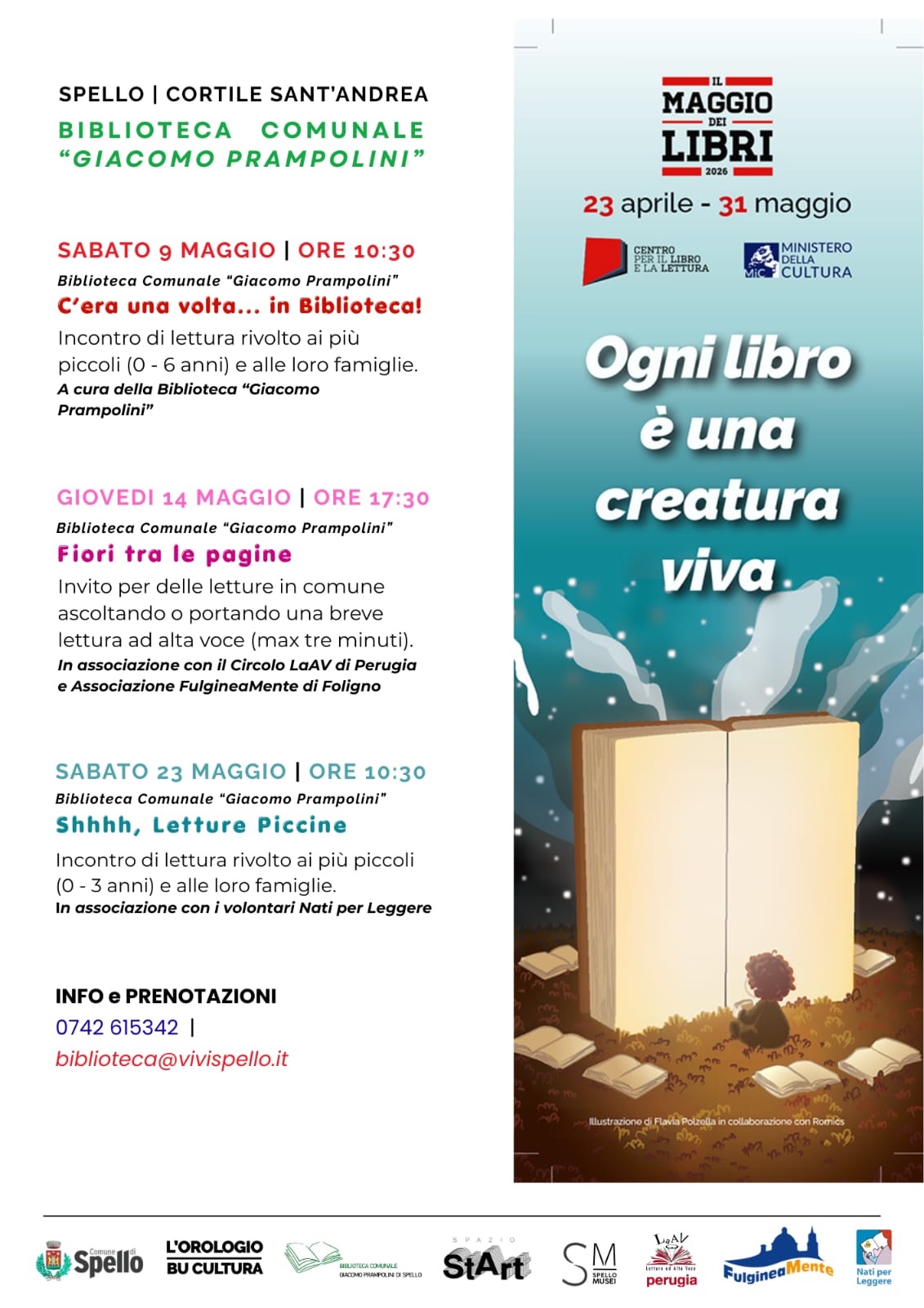 Il Maggio dei Libri a Spello
