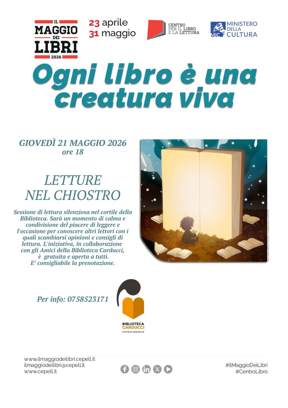 Letture nel chiostro