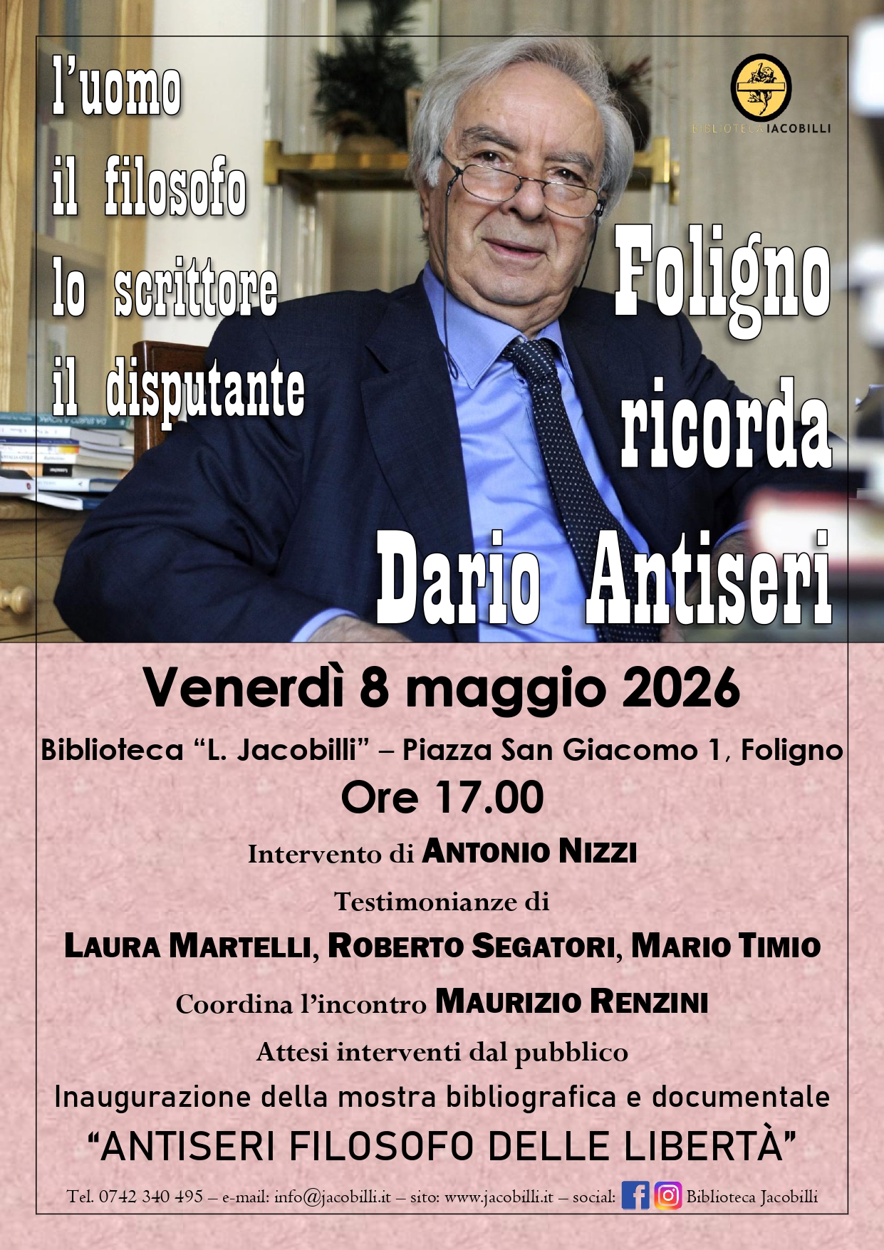 Foligno ricorda Dario Antiseri