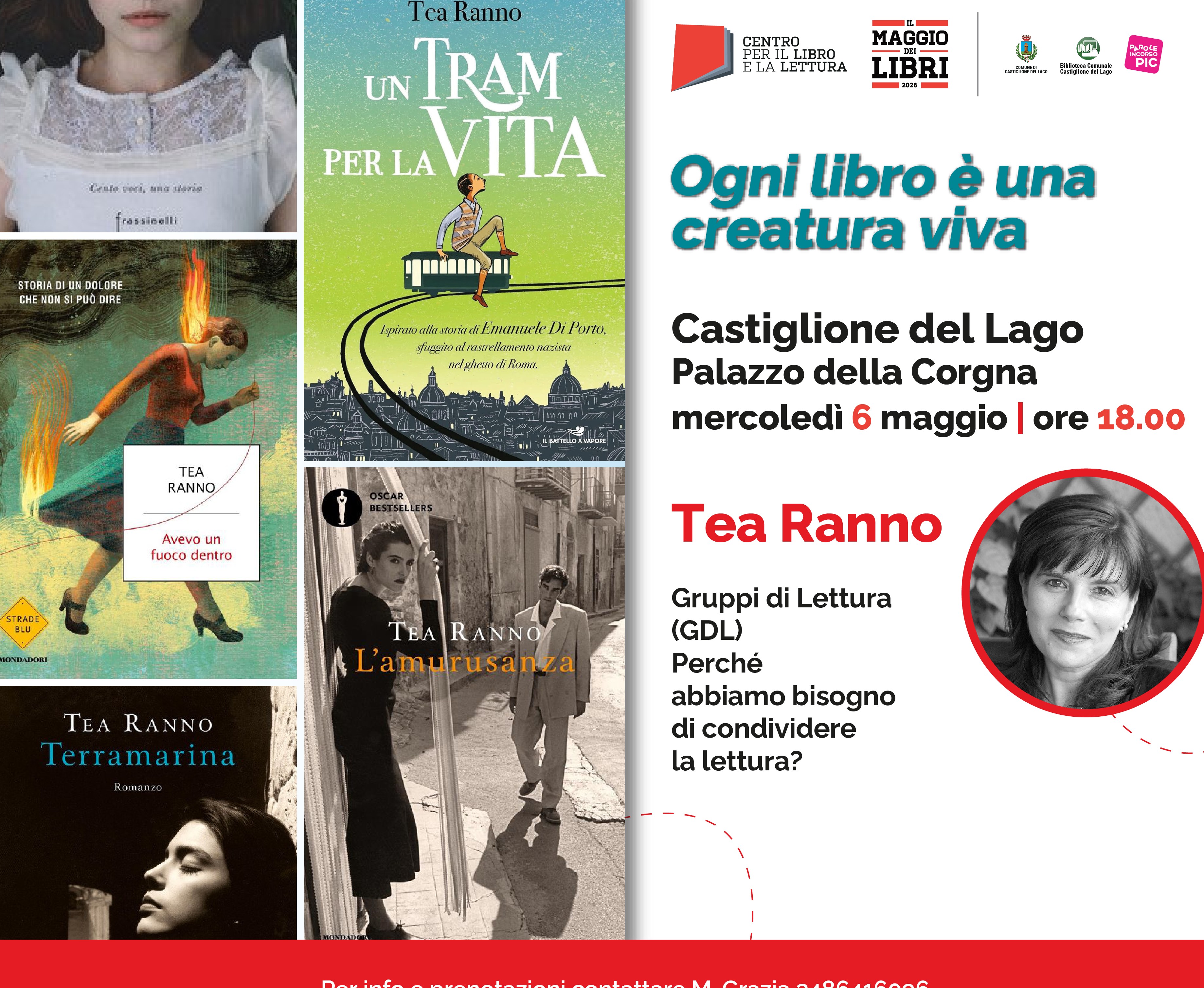 Il maggio dei libri 2026 : &ldquo;Ogni libro &egrave; una creatura viva&rdquo;