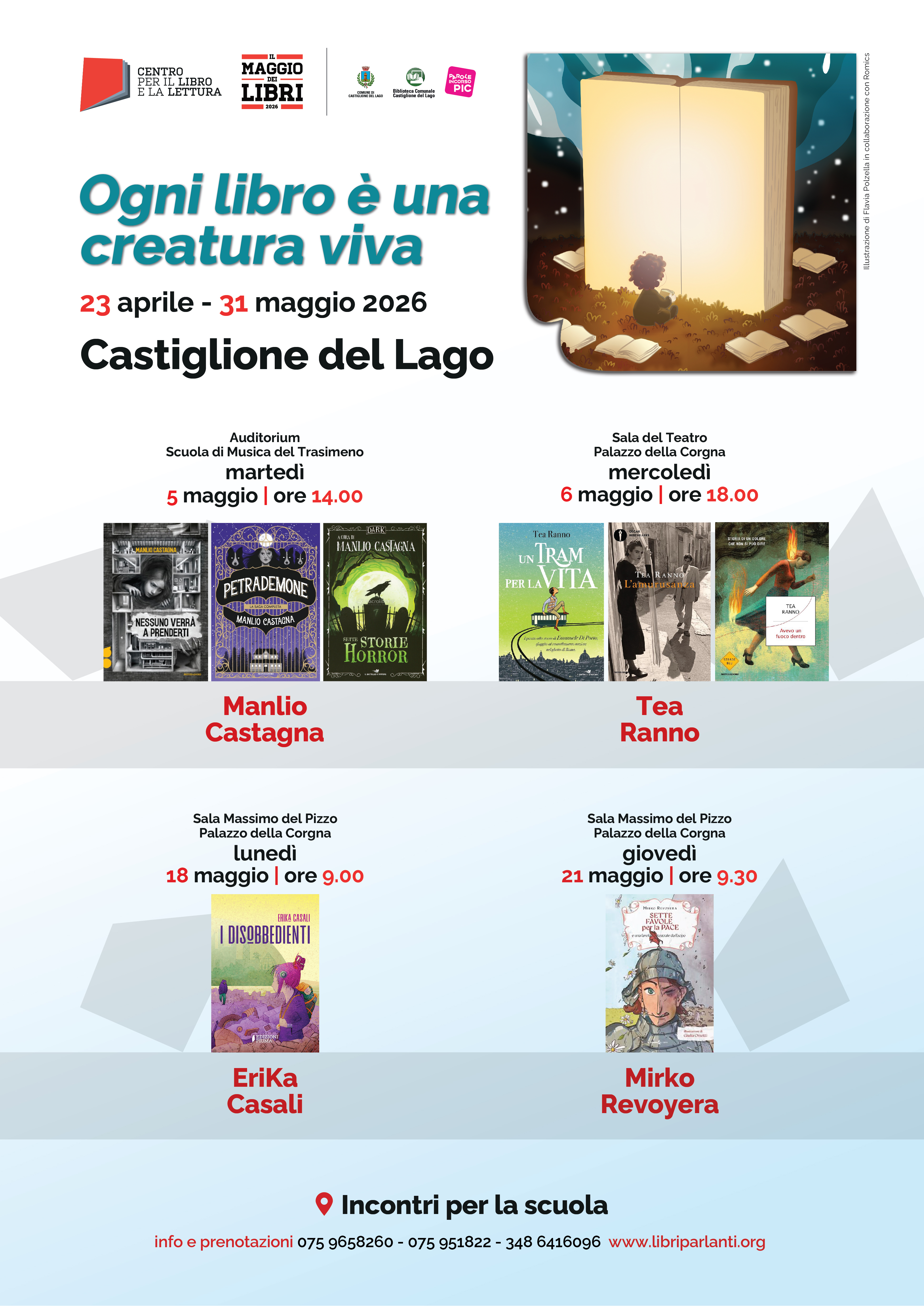 Il maggio dei libri 2026 : &ldquo;Ogni libro &egrave; una creatura viva&rdquo;