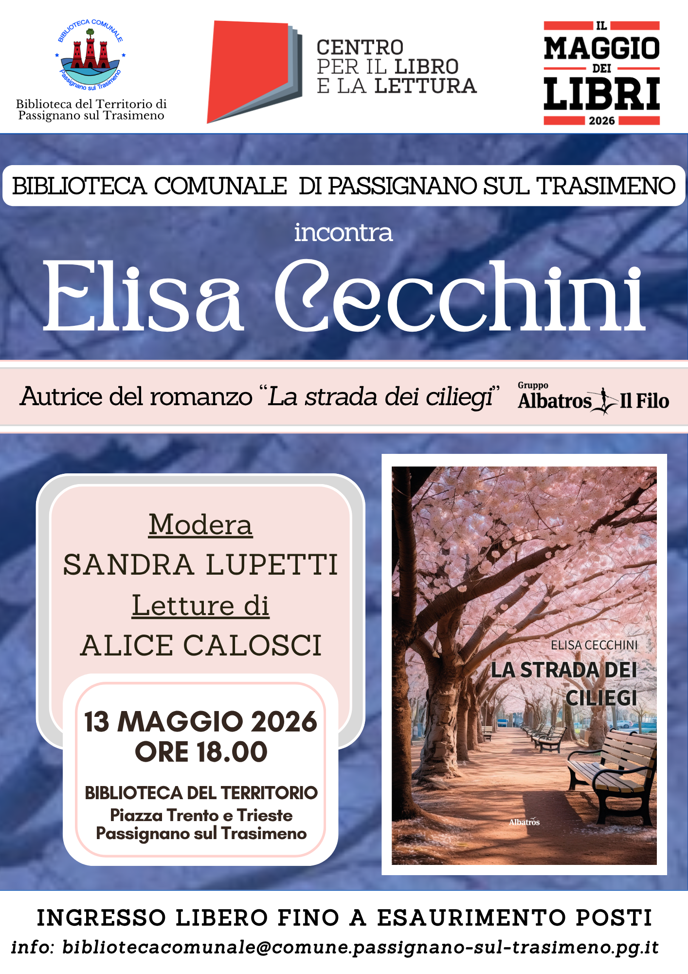 Il Maggio dei Libri: "La strada dei ciliegi"
