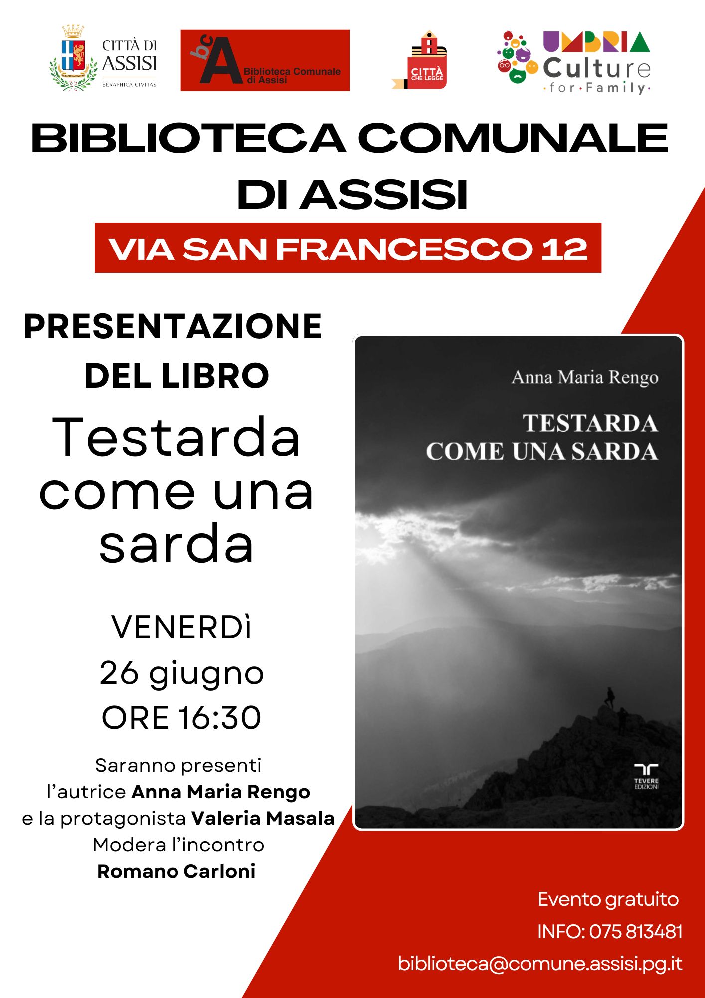 Presentazione del libro "Testarda come una sarda"