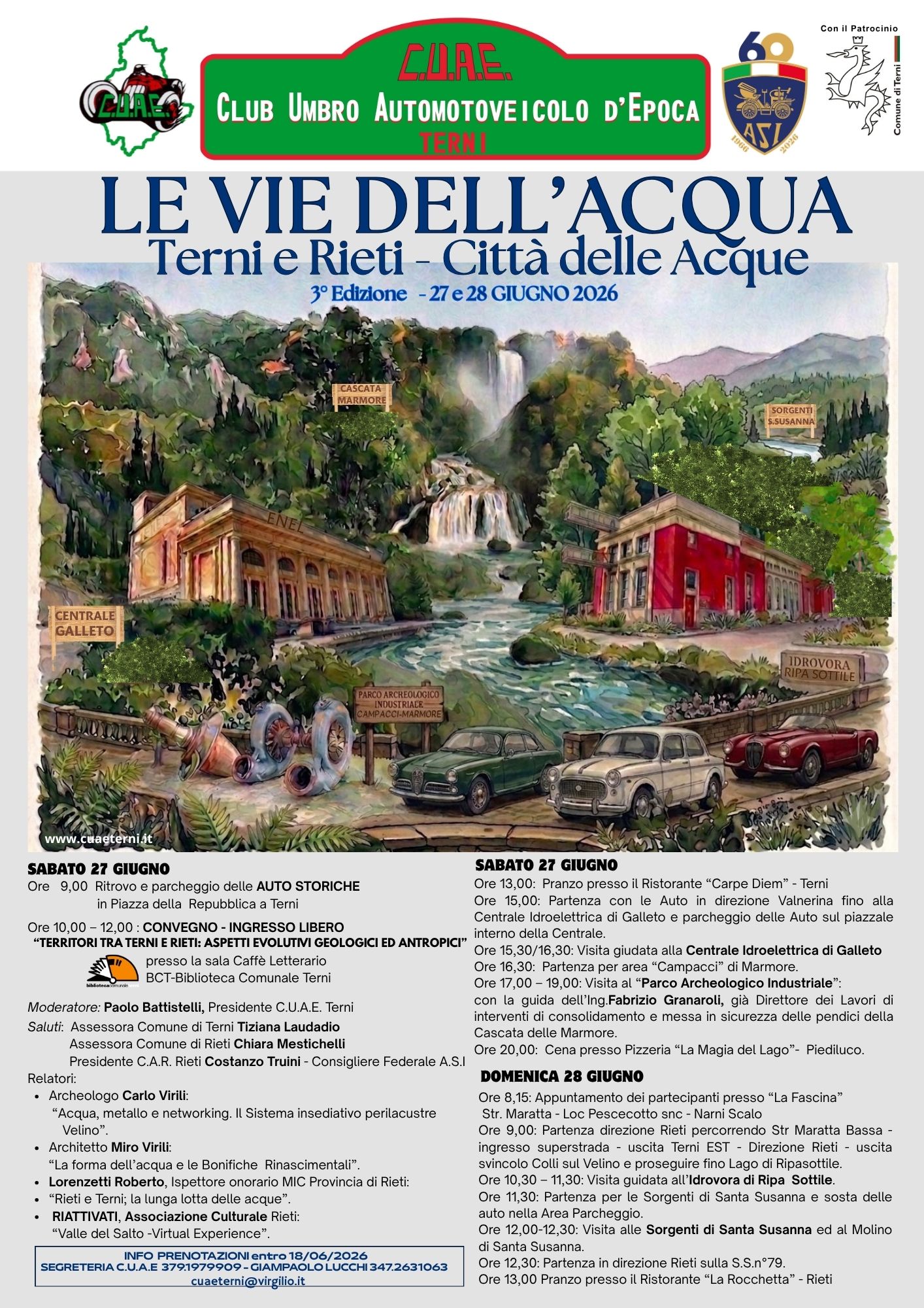 Le vie dell'acqua: Terni e Rieti citt&agrave; delle acque
