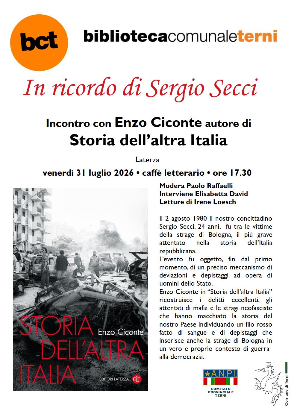 In ricordo di Sergio Secci